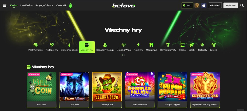 Betovo új online casino