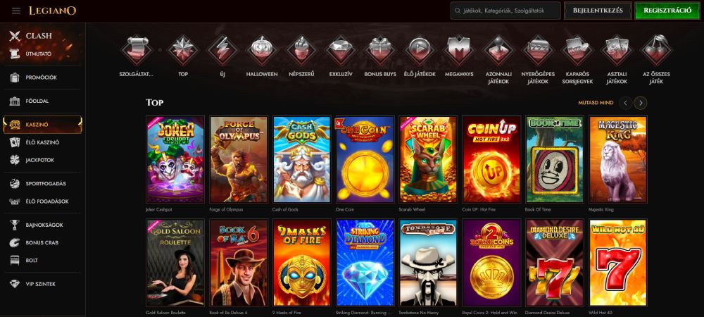 Legiano online casino